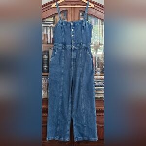 PAIGE Anessa Women's Denim Jumpsuit NWT 12